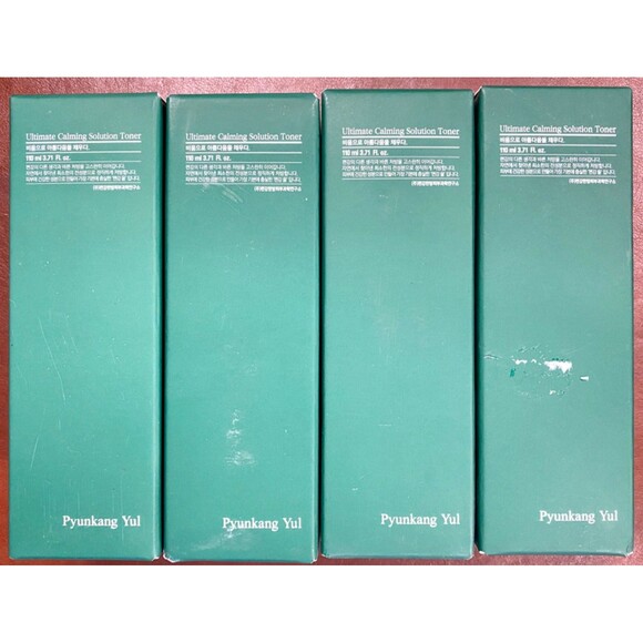 Pyunkang Yul Ultimate Calming Solution Facial Toner 4 Bottles NEW! 3.7 Fl oz - Picture 1 of 5